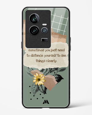 Distance Yourself Glass Case Phone Cover (Vivo)