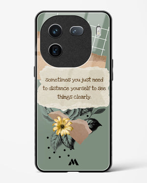 Distance Yourself Glass Case Phone Cover (Vivo)
