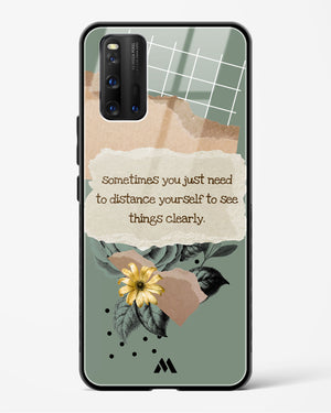 Distance Yourself Glass Case Phone Cover (Vivo)