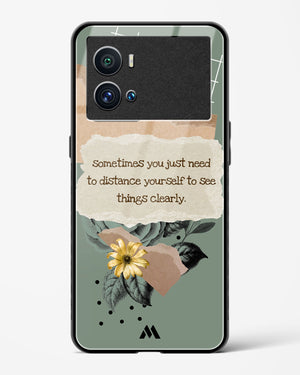 Distance Yourself Glass Case Phone Cover-(Vivo)