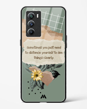 Distance Yourself Glass Case Phone Cover (Vivo)