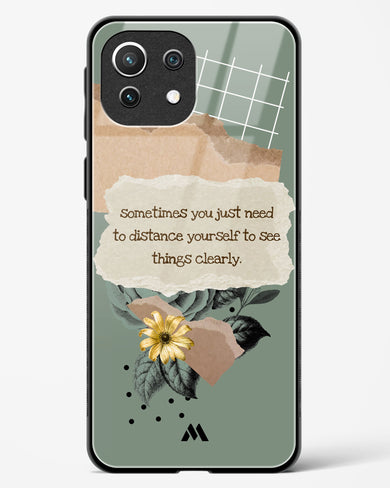 Distance Yourself Glass Case Phone Cover-(Xiaomi)