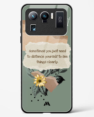 Distance Yourself Glass Case Phone Cover-(Xiaomi)