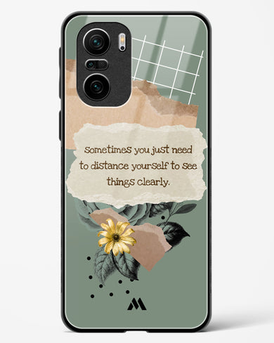 Distance Yourself Glass Case Phone Cover-(Xiaomi)