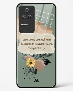 Distance Yourself Glass Case Phone Cover-(Xiaomi)