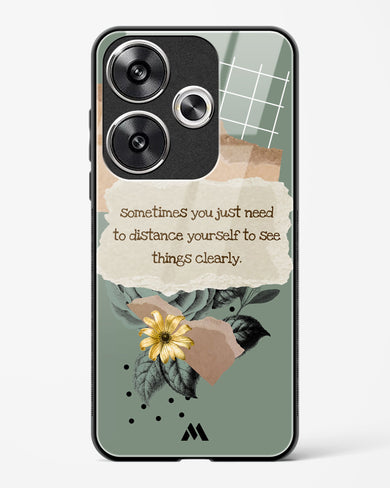 Distance Yourself Glass Case Phone Cover-(Xiaomi)