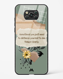 Distance Yourself Glass Case Phone Cover (Xiaomi)
