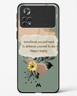 Distance Yourself Glass Case Phone Cover (Xiaomi)