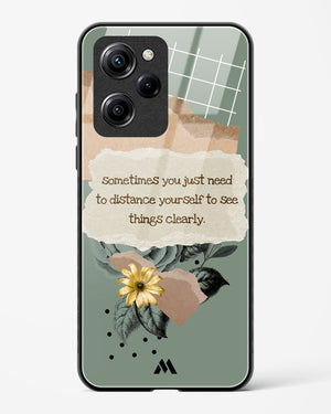 Distance Yourself Glass Case Phone Cover (Xiaomi)