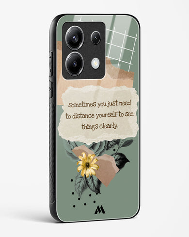 Distance Yourself Glass Case Phone Cover (Xiaomi)