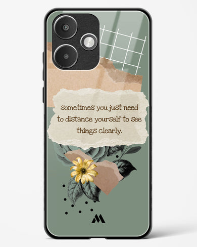 Distance Yourself Glass Case Phone Cover (Xiaomi)