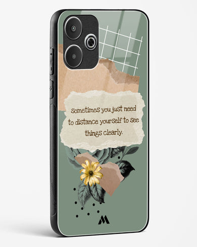 Distance Yourself Glass Case Phone Cover (Xiaomi)