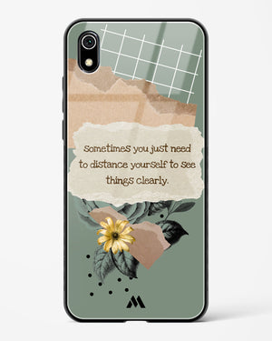 Distance Yourself Glass Case Phone Cover-(Xiaomi)