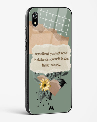 Distance Yourself Glass Case Phone Cover (Xiaomi)