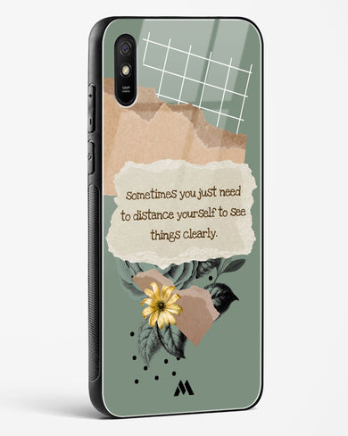 Distance Yourself Glass Case Phone Cover-(Xiaomi)