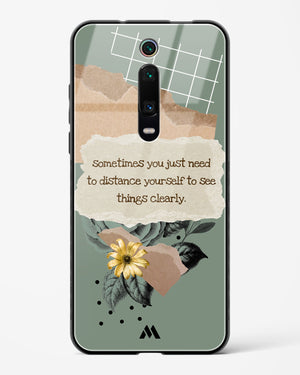 Distance Yourself Glass Case Phone Cover-(Xiaomi)