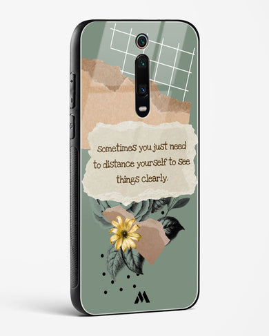 Distance Yourself Glass Case Phone Cover (Xiaomi)