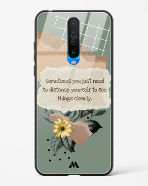 Distance Yourself Glass Case Phone Cover (Xiaomi)