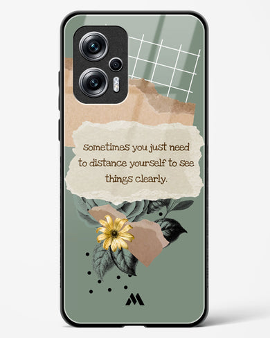 Distance Yourself Glass Case Phone Cover (Xiaomi)