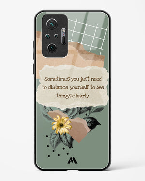 Distance Yourself Glass Case Phone Cover-(Xiaomi)