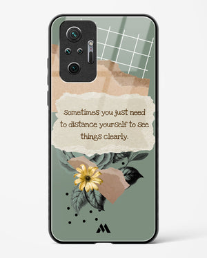Distance Yourself Glass Case Phone Cover (Xiaomi)