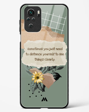 Distance Yourself Glass Case Phone Cover-(Xiaomi)