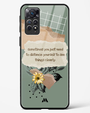 Distance Yourself Glass Case Phone Cover (Xiaomi)