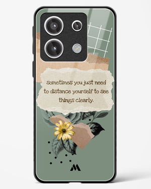 Distance Yourself Glass Case Phone Cover (Xiaomi)