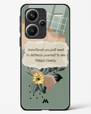 Distance Yourself Glass Case Phone Cover (Xiaomi)