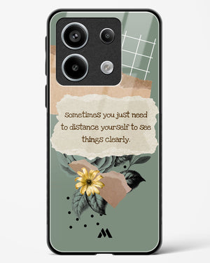 Distance Yourself Glass Case Phone Cover (Xiaomi)