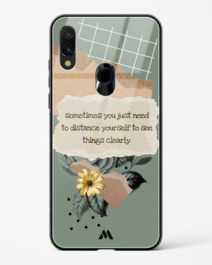 Distance Yourself Glass Case Phone Cover-(Xiaomi)