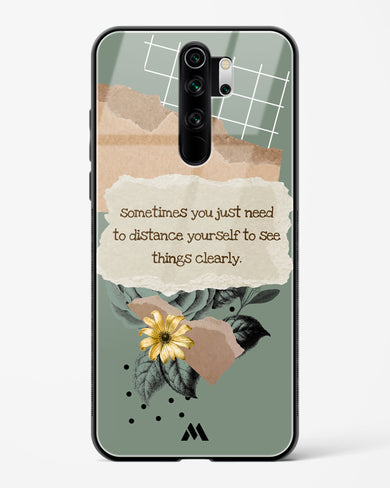 Distance Yourself Glass Case Phone Cover-(Xiaomi)