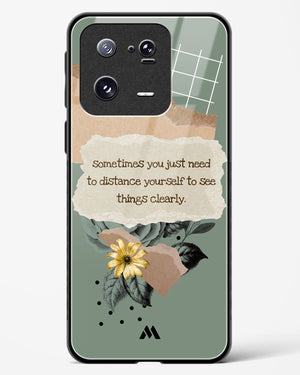 Distance Yourself Glass Case Phone Cover-(Xiaomi)