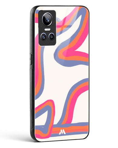 Pastel Harmony Glass Case Phone Cover (Realme)