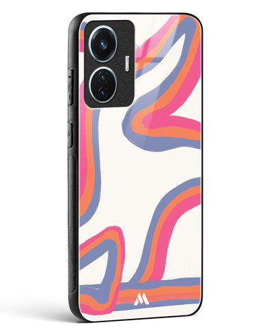 Pastel Harmony Glass Case Phone Cover (Vivo)