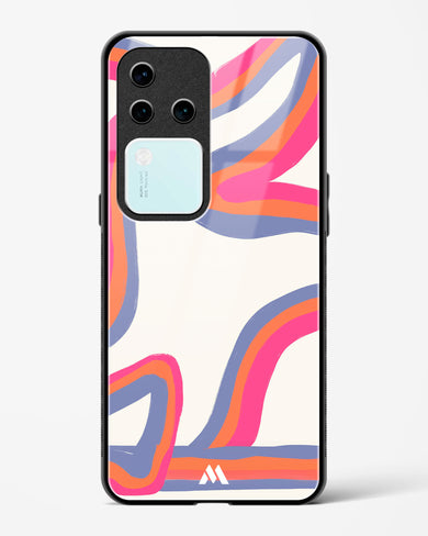 Pastel Harmony Glass Case Phone Cover (Vivo)