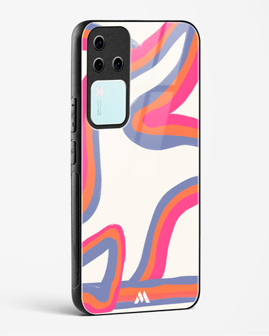 Pastel Harmony Glass Case Phone Cover (Vivo)