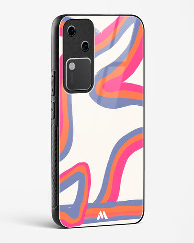 Pastel Harmony Glass Case Phone Cover (Vivo)