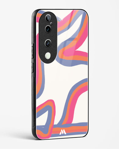 Pastel Harmony Glass Case Phone Cover (Vivo)