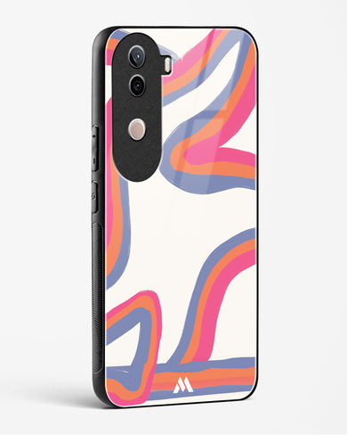 Pastel Harmony Glass Case Phone Cover (Vivo)