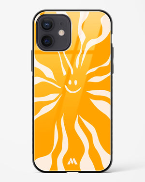 Radiant Joy Glass Case Phone Cover-(Apple)