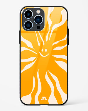Radiant Joy Glass Case Phone Cover-(Apple)