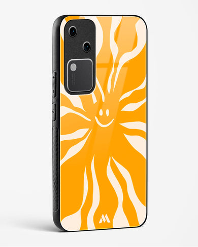 Radiant Joy Glass Case Phone Cover (Vivo)