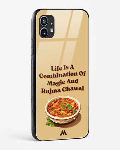 Magical Rajma Chawal Glass Case Phone Cover-(Nothing)
