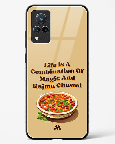 Magical Rajma Chawal Glass Case Phone Cover-(Vivo)