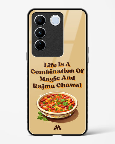 Magical Rajma Chawal Glass Case Phone Cover-(Vivo)