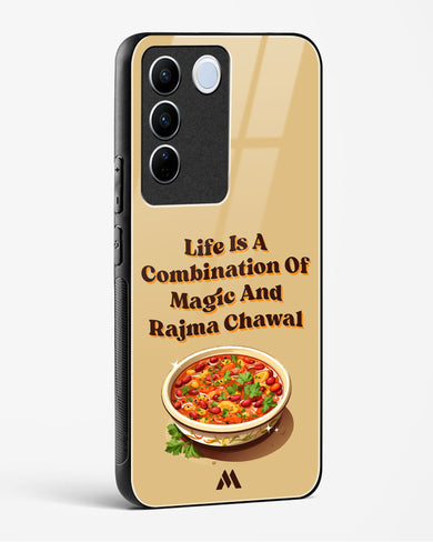 Magical Rajma Chawal Glass Case Phone Cover-(Vivo)