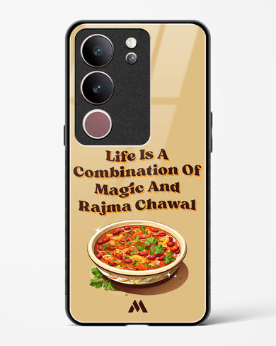 Magical Rajma Chawal Glass Case Phone Cover-(Vivo)