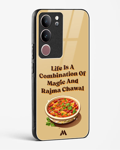 Magical Rajma Chawal Glass Case Phone Cover-(Vivo)