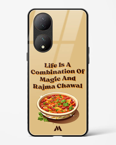 Magical Rajma Chawal Glass Case Phone Cover-(Vivo)